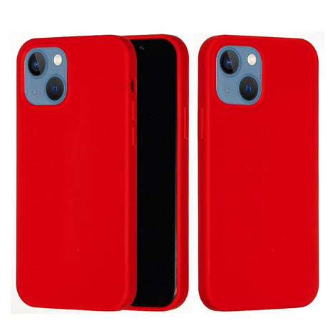 EIDERWOOD iPhone 13 Lined Silicone Case - Red