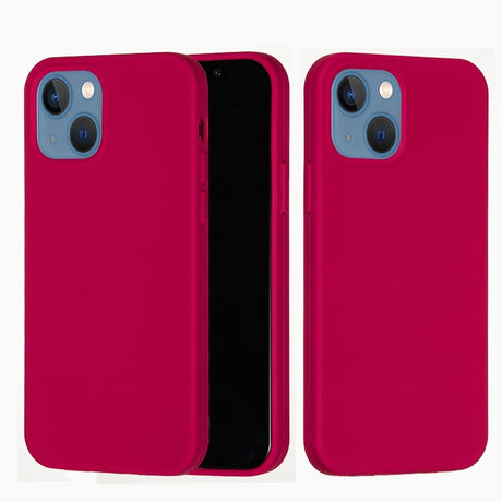 EIDERWOOD iPhone 13 Lined Silicone Case - Dark Red