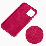 EIDERWOOD iPhone 13 Lined Silicone Case - Dark Red