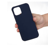 EIDERWOOD iPhone 13 Lined Silicone Case - Dark Blue