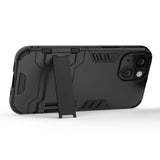 iPhone 13 Mini Hybrid Tough Case with Kickstand - Black