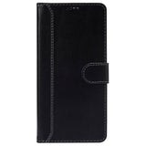 iPhone SE (2022/2020)/8/7 Wallet Case - Vertical Needlework - Black