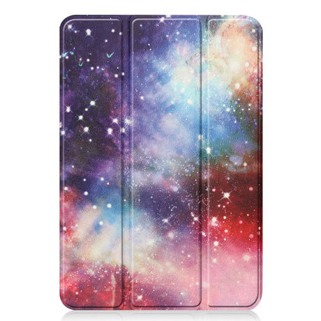 iPad Mini (2021) Leather Case w. Folding & Standing - Starry sky