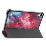 iPad Mini (2024 / 2021) Leather Case w. Folding & Standing - Starry sky