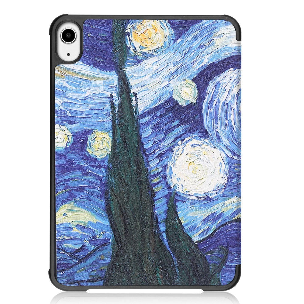 iPad Mini (2024 / 2021) Leather Case w. Folding & Standing - Starry Night