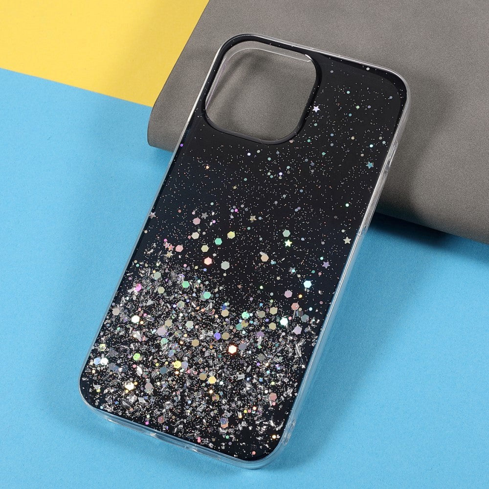 iPhone 13 Pro Glitter Case - Black