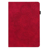 iPad Mini (2024 / 2021) - Wallet Case - Floral Print - Red