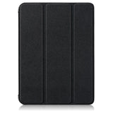 iPad Mini (2021) Tri-fold Flip Case w. Apple Pencil Holder - Black