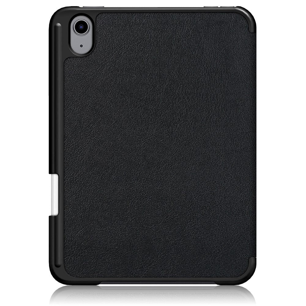 iPad Mini (2021) Tri-fold Flip Case w. Apple Pencil Holder - Black