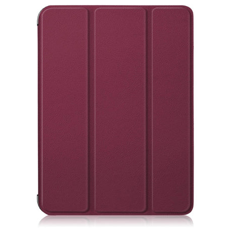 iPad Mini (2021) Tri-fold Flip Case w. Apple Pencil Holder - Wine Red