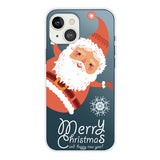 iPhone 13 Flexible Plastic Christmas Case - Santa Claus