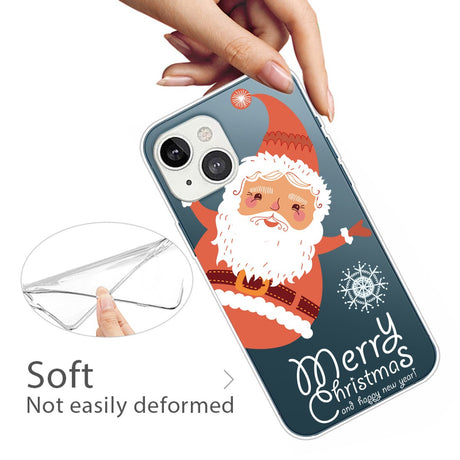 iPhone 13 Flexible Plastic Christmas Case - Santa Claus