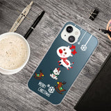 iPhone 13 Mini Flexible Plastic Christmas Case - Merry Christmas - Christmas Animal