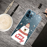 iPhone 13 Pro Flexible Plastic Christmas Case - Merry Christmas - Polar Bear