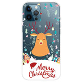 iPhone 13 Pro Flexible Plastic Christmas Case - Merry Christmas - Christmas Reindeer