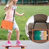 iPad (2018) / iPad (2017) / iPad Air 2 Kids Case - Butterfly Kickstand Case - Orange