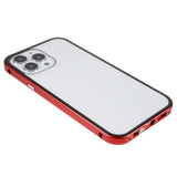 iPhone 13 Pro Magnetic Case w. Glass Back and Front - Red