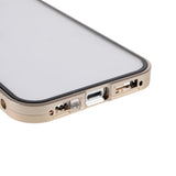 iPhone 13 Pro Max Magnetic Case w. Glass Back and Front - Gold