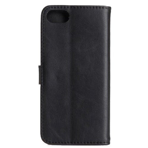 iPhone SE (2022 / 2020) / 8 / 7 Wallet Leather Case Black