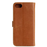 iPhone SE (2022 / 2020) / 8 / 7 Wallet Leather Case Light Brown