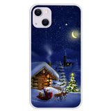 iPhone 13 Flexible Plastic Christmas Case - Starry Night Sky