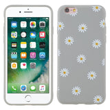 EIDERWOOD iPhone 6 / 6s Flexible Plastic Back Case w. Flowers - Grey