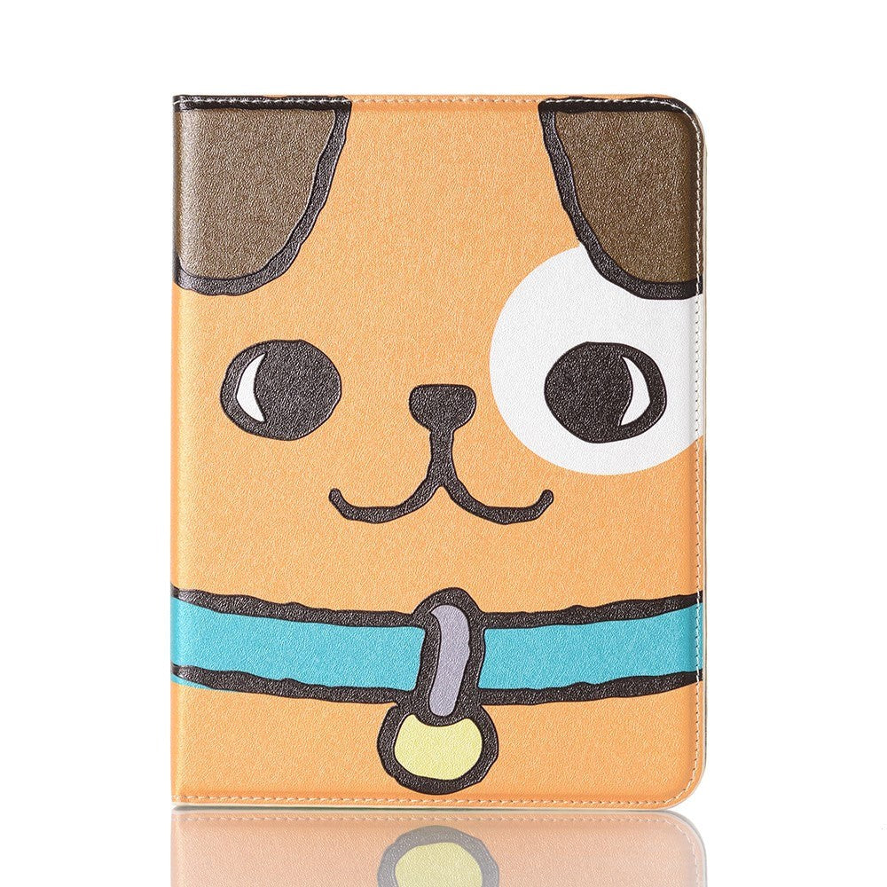 iPad Mini (2024 / 2021) Case w. Card Holder & Touch Pen Holder - "Dog"