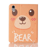 iPad Mini (2024 / 2021) Case w. Card Holder & Touch Pen Holder - "Bear"