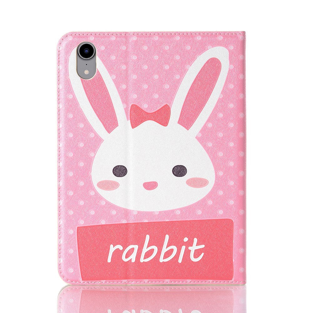 iPad Mini (2021) Case w. Card Holder & Touch Pen Holder - "Rabbit"