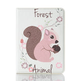 iPad Mini (2024 / 2021) Case w. Card Holder & Touch Pen Holder - "Squirrel"