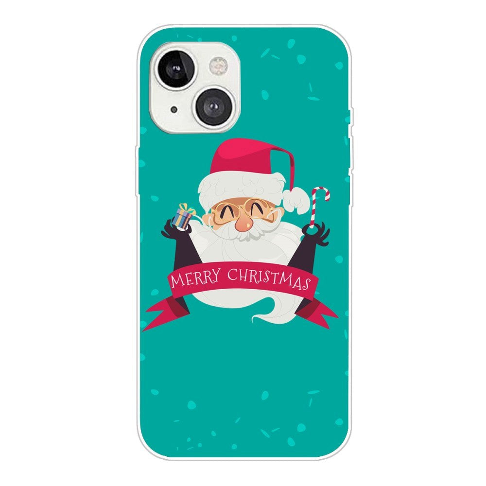 iPhone 13 Flexible Plastic Christmas Case - Merry Christmas - Happy Santa