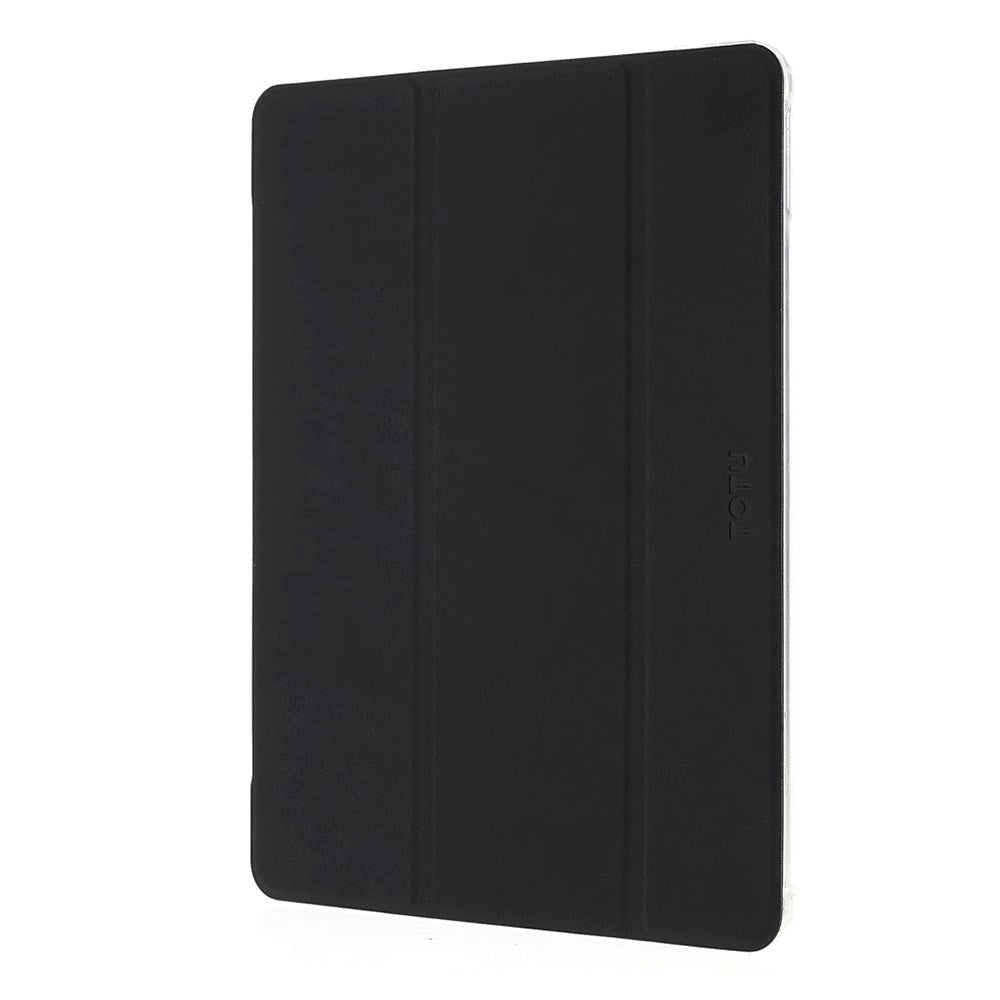 iPad 10.2" (2021 / 2020 / 2019) Leather Flip Case w. Tri-Fold - Black