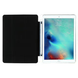 iPad 10.2" (2021 / 2020 / 2019) Leather Flip Case w. Tri-Fold - Black