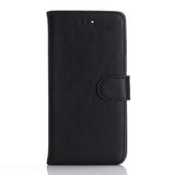 iPhone 8 Plus / 7 Plus Wallet Leather Case Black