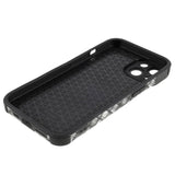 iPhone 13 Flexible Back Case - Woven Design - Grey