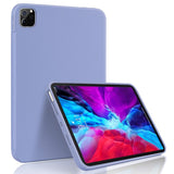 iPad Pro 12.9" (2022 / 2021 / 2020 /2018) / Air 13" (2024) Liquid Silicone Shockproof Case - Lavender Purple