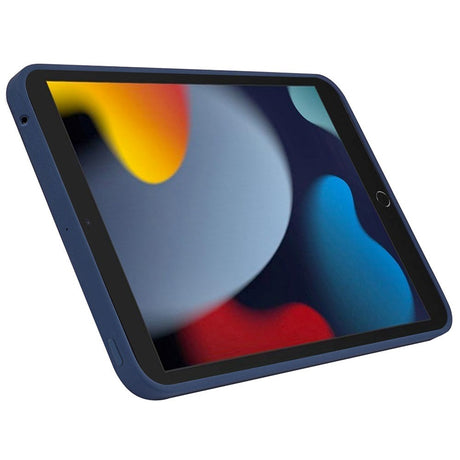 iPad 10.2" (2021/2020/2019) Liquid Silicone Shockproof Case - Dark Blue