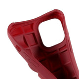 iPhone 13 Pro Grid Texture Silicone Case - Red