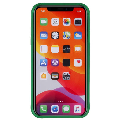 iPhone 11 Grid Texture Silicone Case - Green