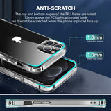 iPhone 12 Pro Max Crystal Clear Hybrid Plastic Case - Transparent