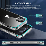 iPhone 12 / 12 Pro Crystal Clear Hybrid Plastic Case - Transparent