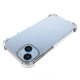 iPhone 14 Shock-Proof Flexible Plastic Case - Transparent