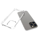 iPhone 14 Pro Max Shock-Proof Flexible Plastic Case - Transparent