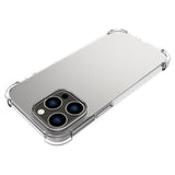 iPhone 14 Pro Max Shock-Proof Flexible Plastic Case - Transparent