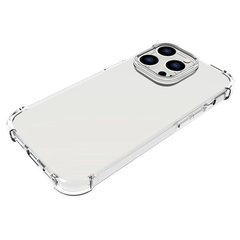 iPhone 14 Pro Shock-Proof Flexible Plastic Case - Transparent