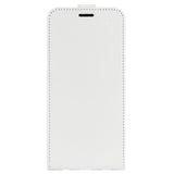 iPhone 14 Pro vertical Flip Leather Case w. Card Holder - White