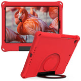 iPad 10.2" (2021 / 2020 / 2019) EVA Foam Kids Case w. Ring Kickstand - Red