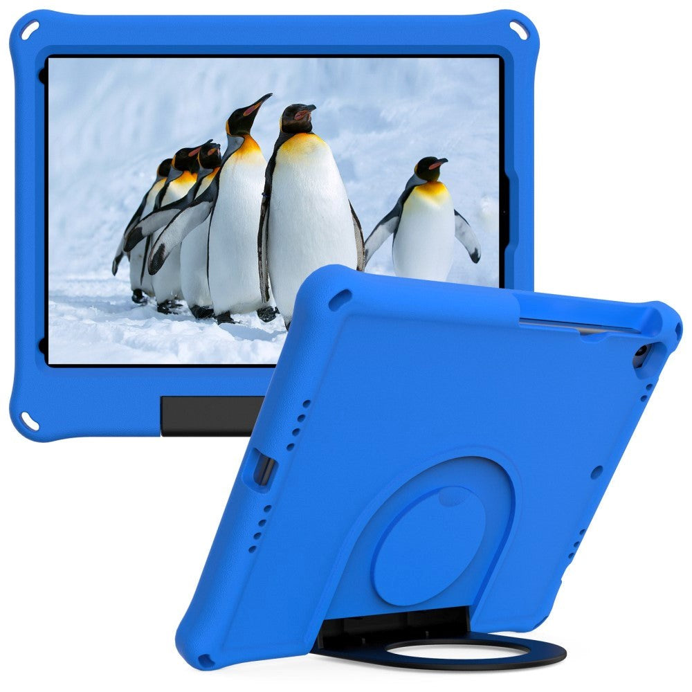 iPad 10.2" (2021 / 2020 / 2019) EVA Foam Kids Case w. Ring Kickstand - Blue