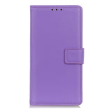 iPhone 14 Leather Wallet Case & Kickstand - Purple