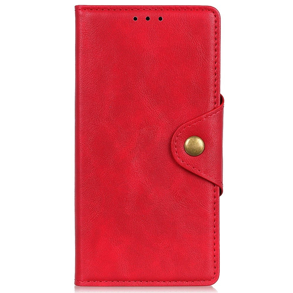 iPhone 14 Pro Leather Flip Case with Wallet - Red